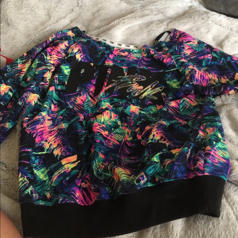 PINK crew neck sweatshirt